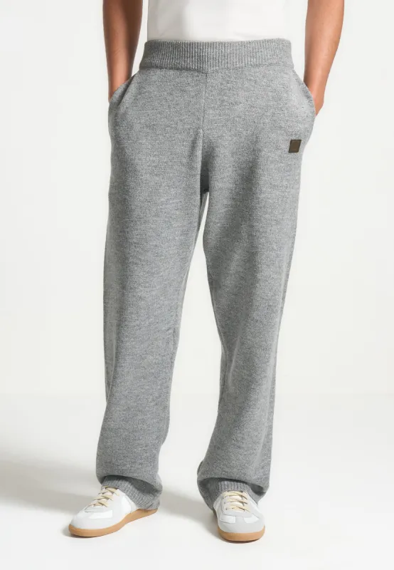 Signature Knit Joggers - Grey sold by Maniere De Voir