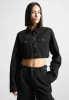 Cropped Tacked Sleeve Jacket - Black sold by Maniere De Voir
