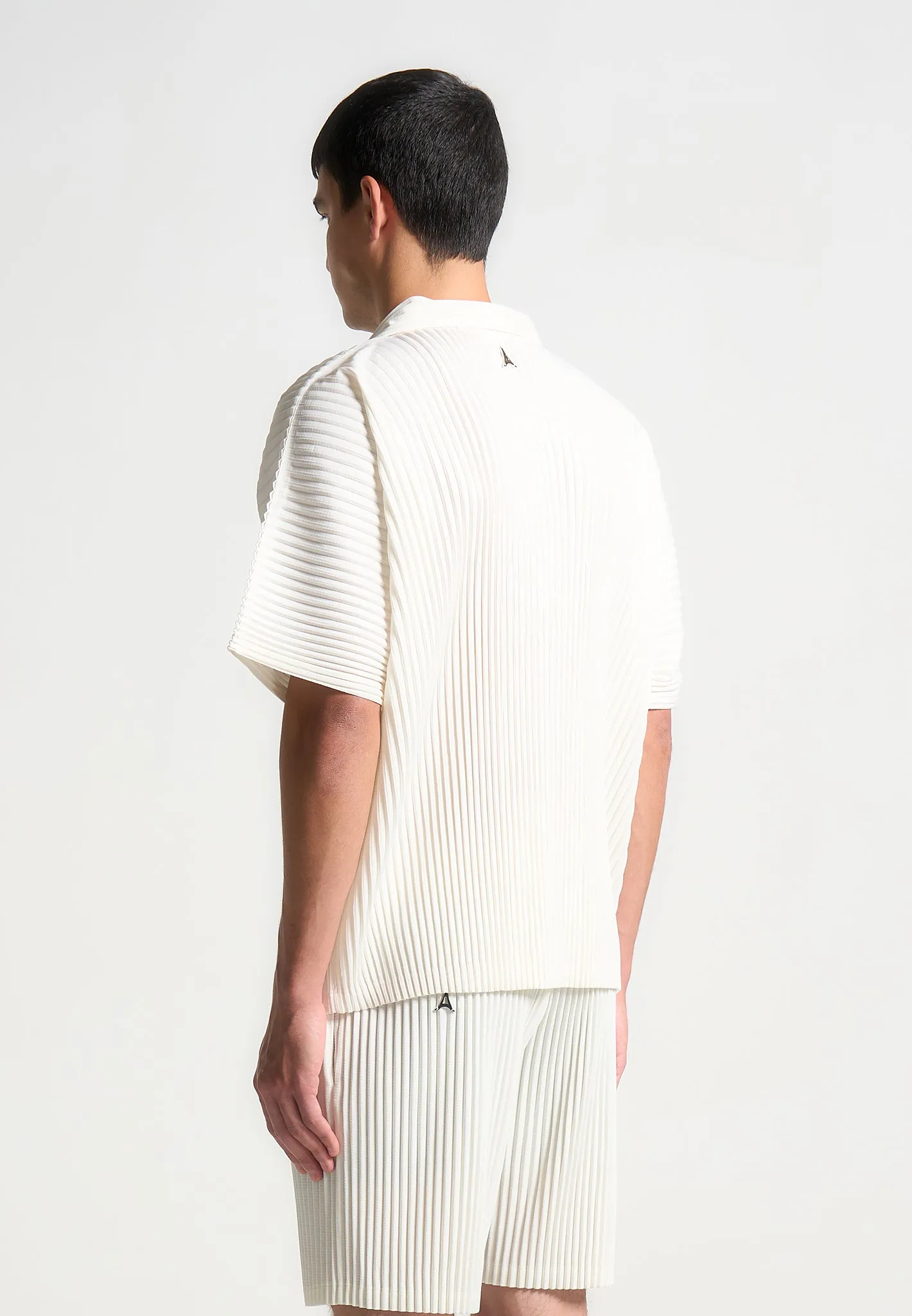 Pascal - Pleated Shirt - Off White sold by Maniere De Voir product image thumbnail 4