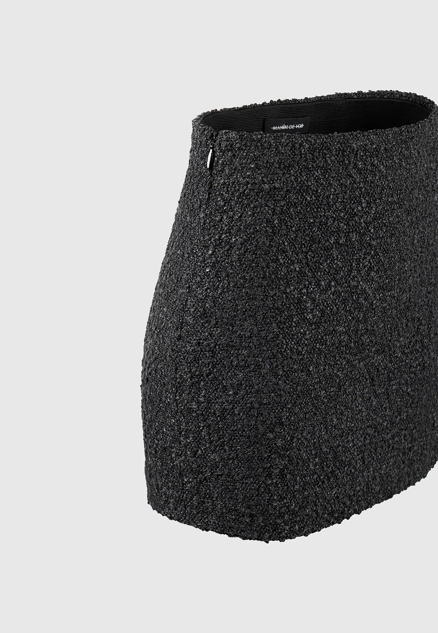 Boucle Mini Skirt - Black sold by Maniere De Voir product image thumbnail 5
