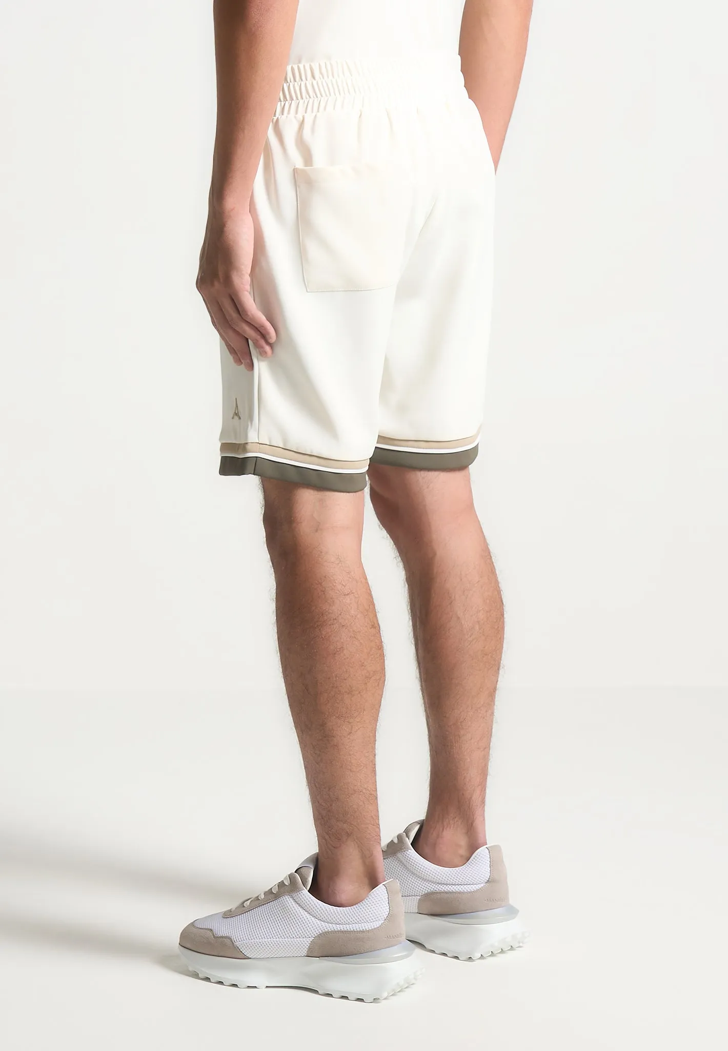Varsity Shorts - Cream sold by Maniere De Voir product image thumbnail 4