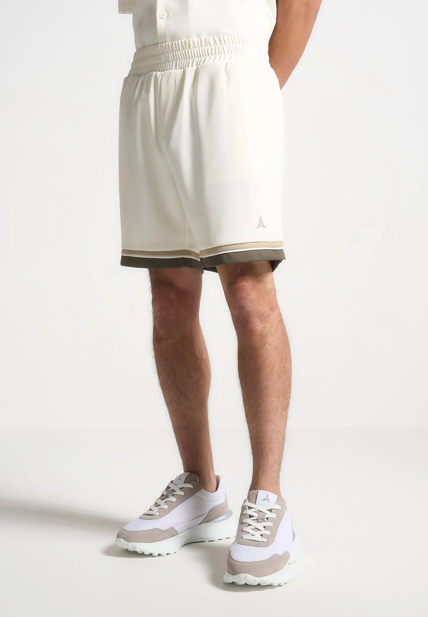 Varsity Shorts - Cream sold by Maniere De Voir product image thumbnail 5