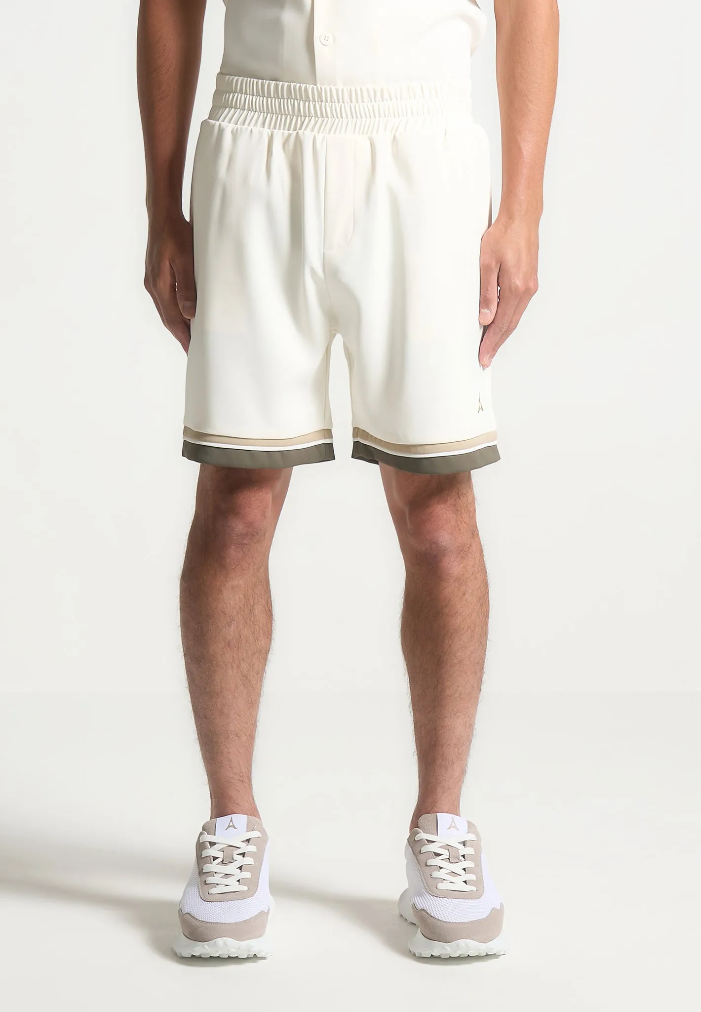 Varsity Shorts - Cream sold by Maniere De Voir product image thumbnail 3