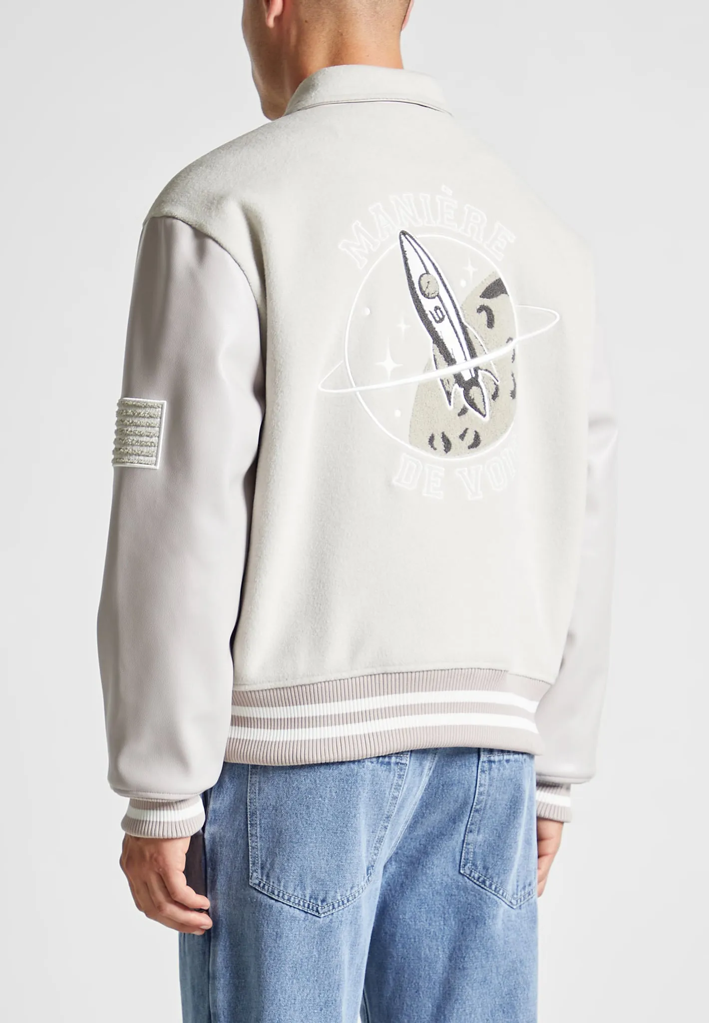 Astro Varsity Jacket - Multi sold by Maniere De Voir product image thumbnail 5