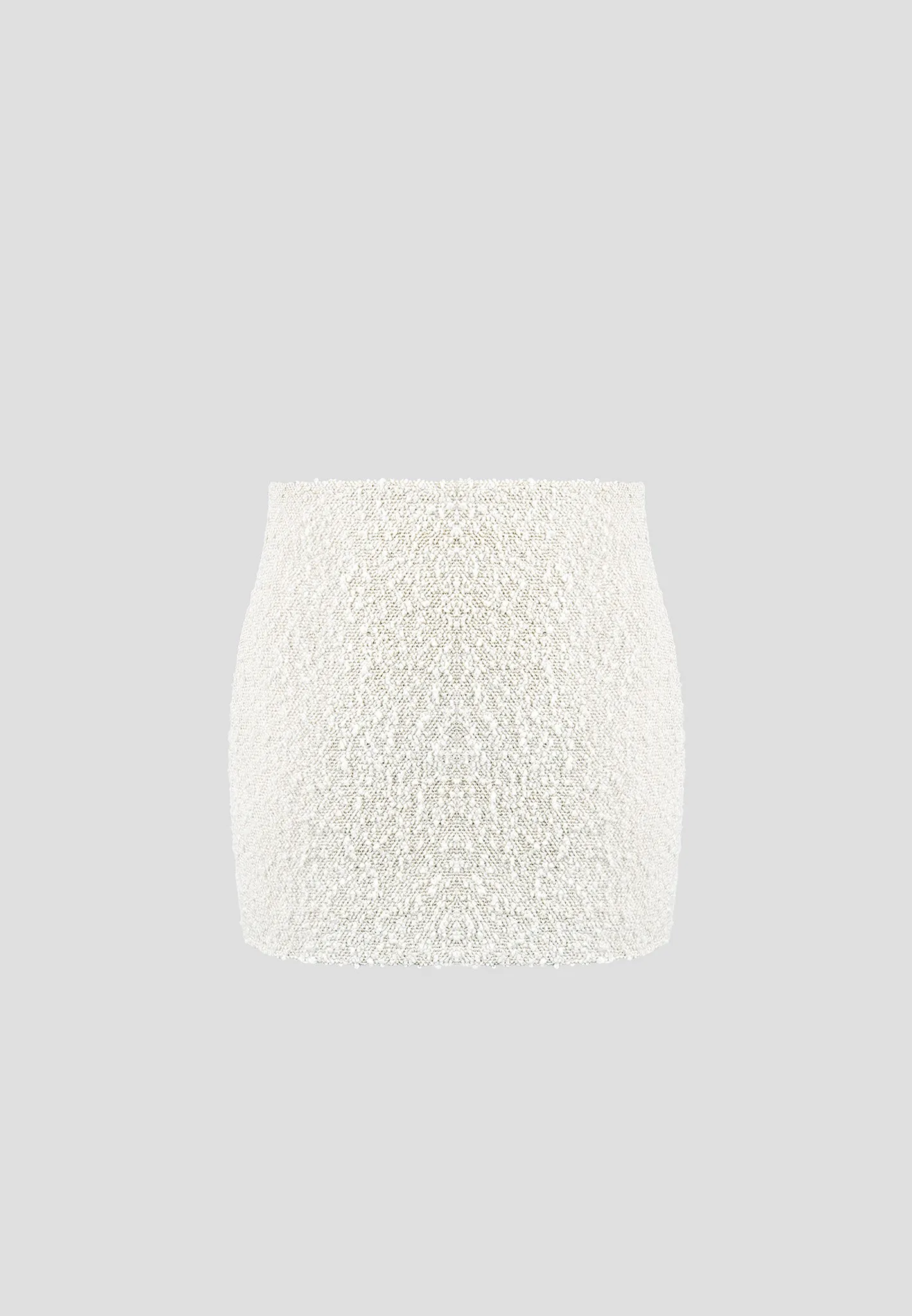 Boucle Mini Skirt - Off White sold by Maniere De Voir product image thumbnail 5