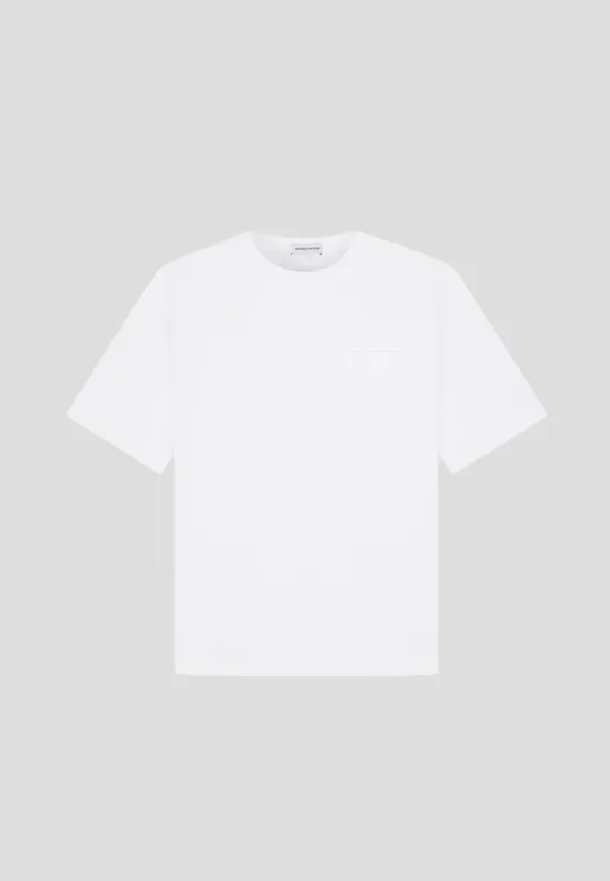 Oversized Fit Cotton T-Shirt - White sold by Maniere De Voir