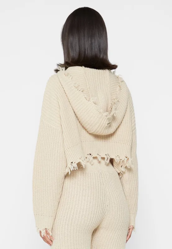 トップス epine shaggy knit hoodie ivory epine e shaggy knit zipper hoodie ivory