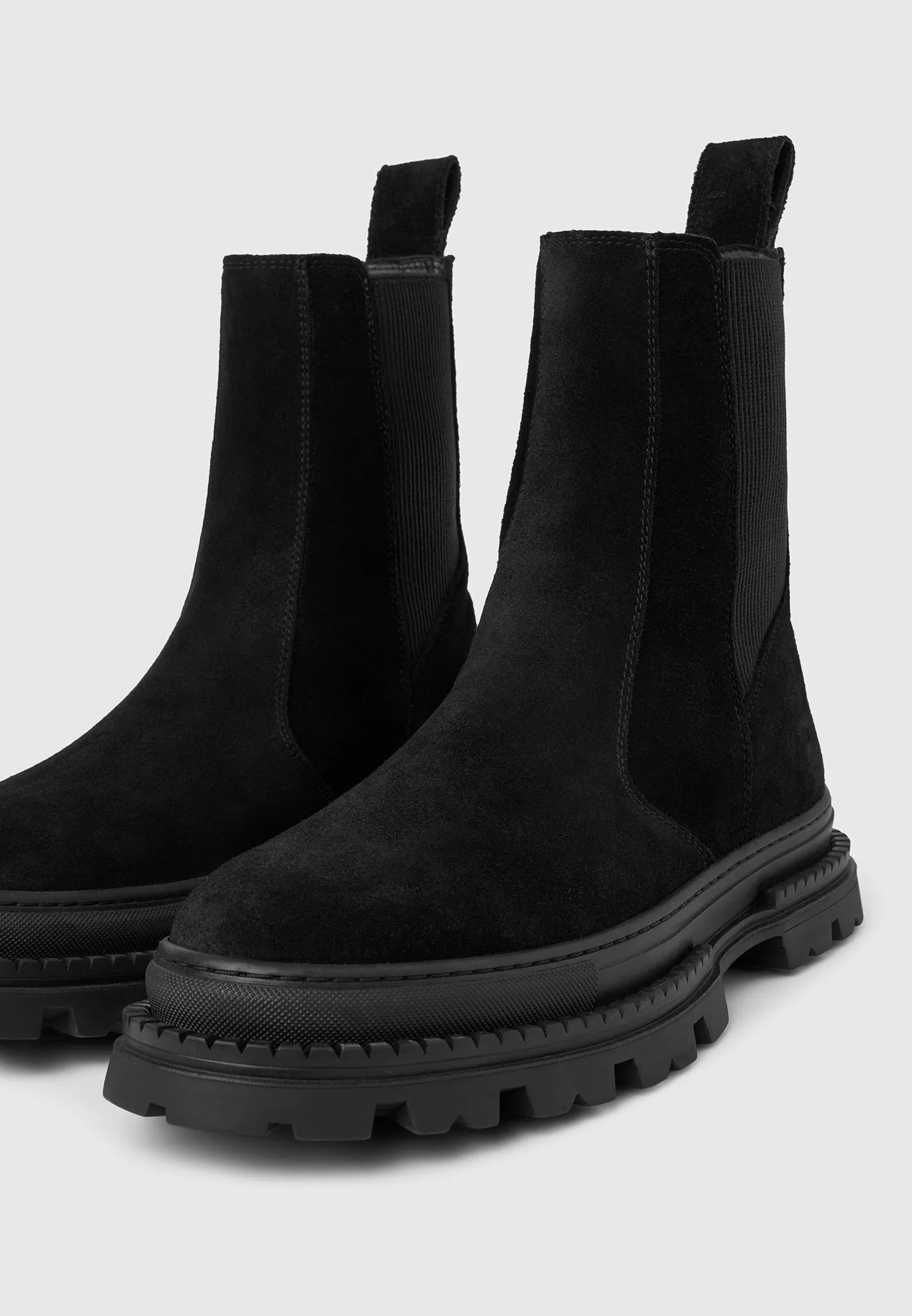 Bordeaux - Suede Chelsea Boot - Black sold by Maniere De Voir product image thumbnail 3