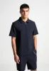 Tailored Shirt With Crease - Navy sold by Maniere De Voir