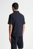 Tailored Shirt With Crease - Navy sold by Maniere De Voir