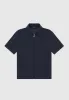 Tailored Shirt With Crease - Navy sold by Maniere De Voir