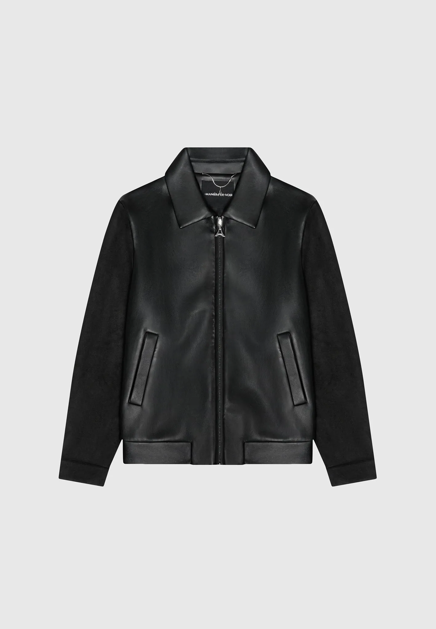 Leather & Suede Jacket - Black sold by Maniere De Voir product image thumbnail 2