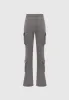 Neoprene Cargo Fit and Flare Leggings - Grey sold by Maniere De Voir