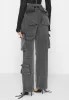 Mid Rise Cargo Pants - Washed Grey sold by Maniere De Voir
