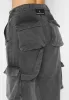 Mid Rise Cargo Pants - Washed Grey sold by Maniere De Voir