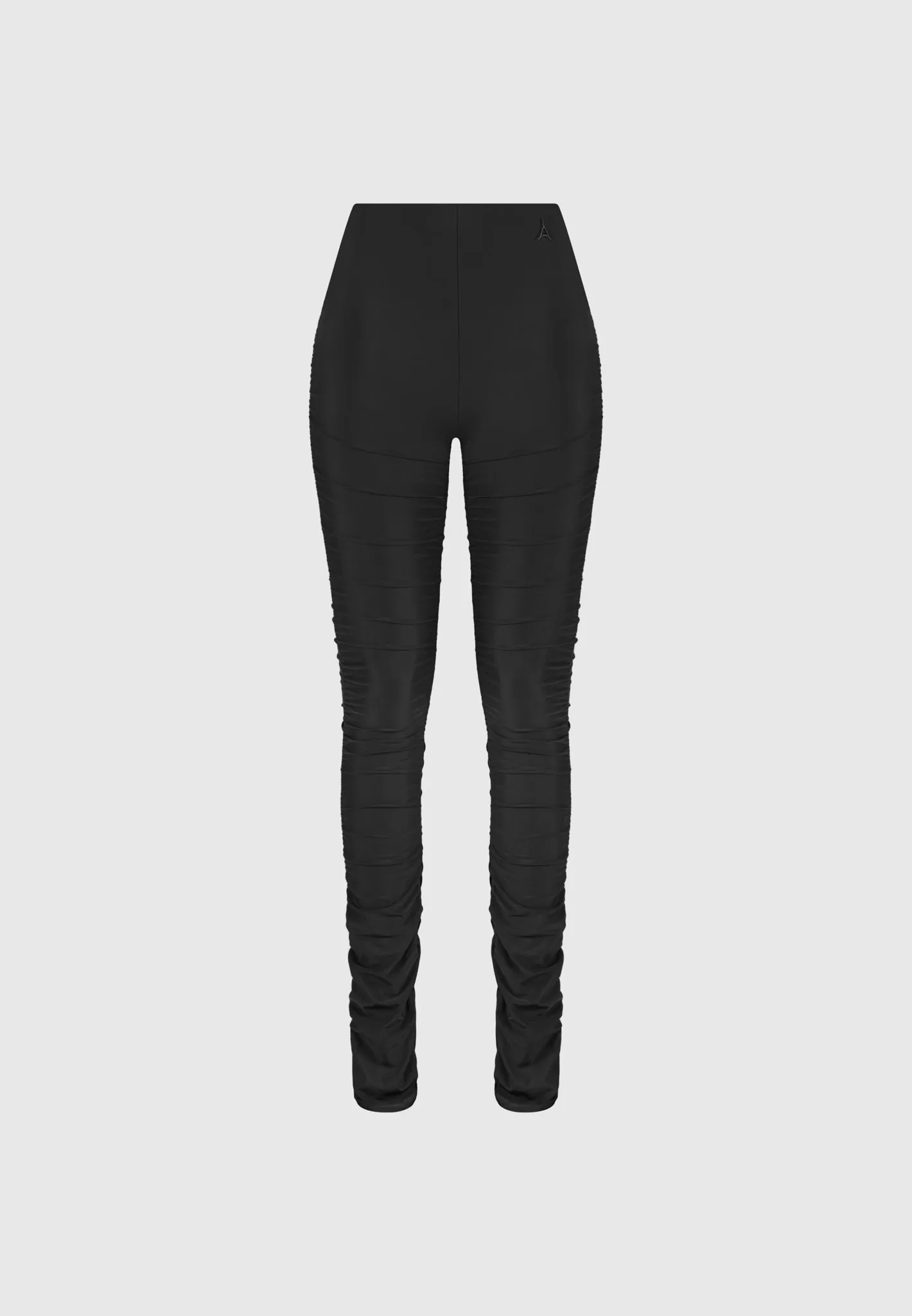 Ruched Fit and Flare Leggings - Black sold by Maniere De Voir product image thumbnail 5