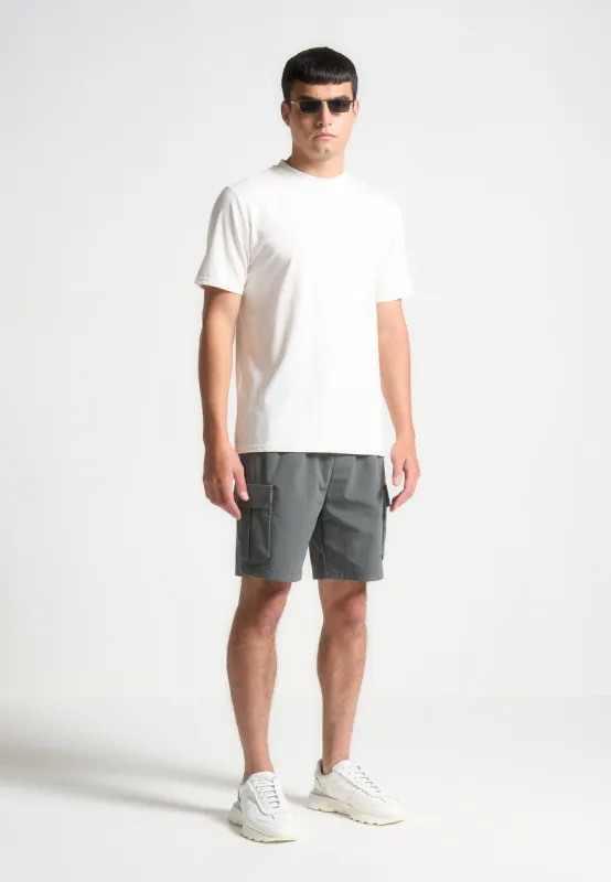 Technical Cargo Shorts - Charcoal Grey sold by Maniere De Voir