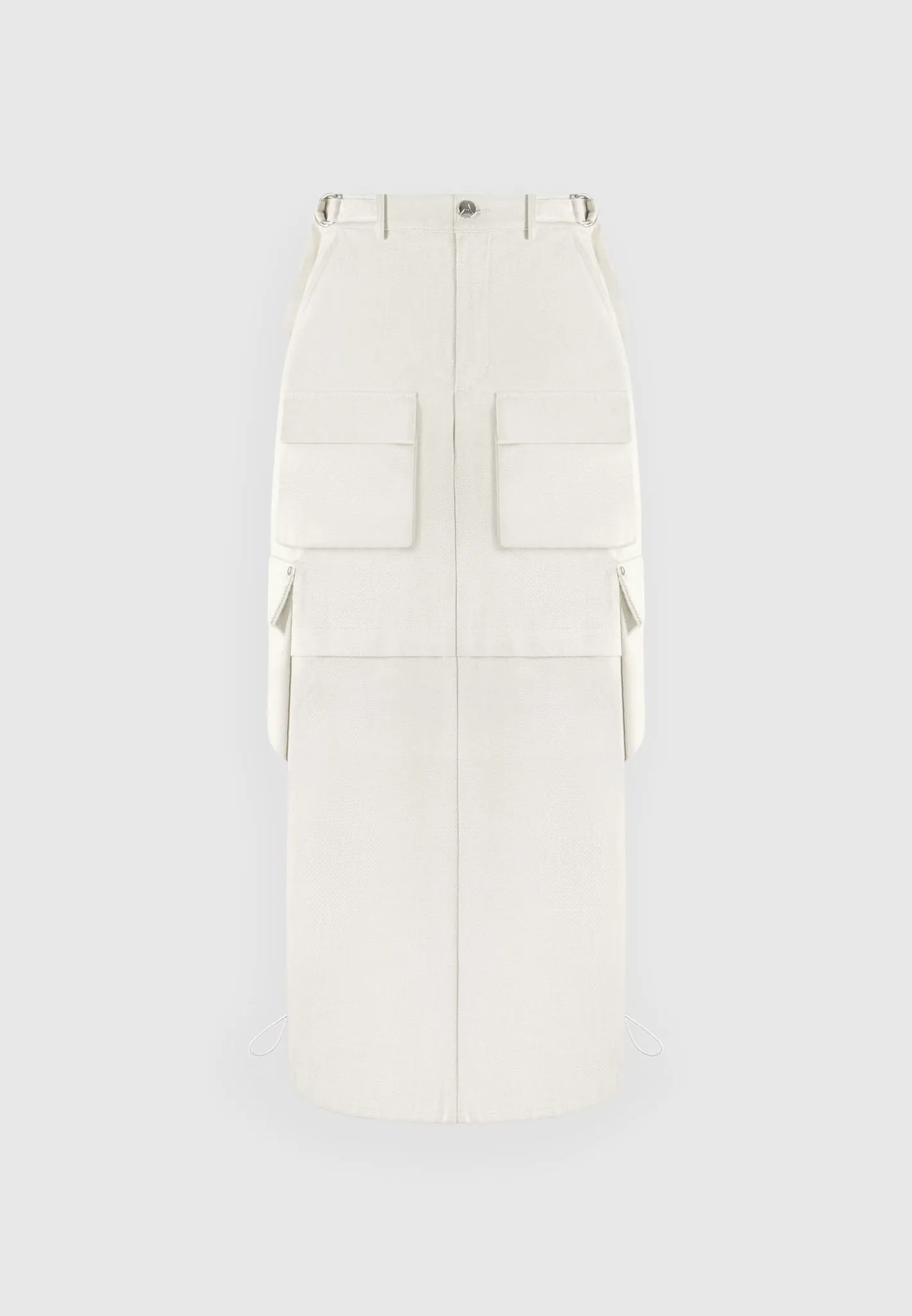 Cargo Midaxi Skirt - Beige sold by Maniere De Voir product image thumbnail 2