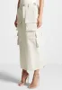 Cargo Midaxi Skirt - Beige sold by Maniere De Voir