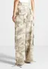 High Waisted Camo Cargo Pants - Beige sold by Maniere De Voir