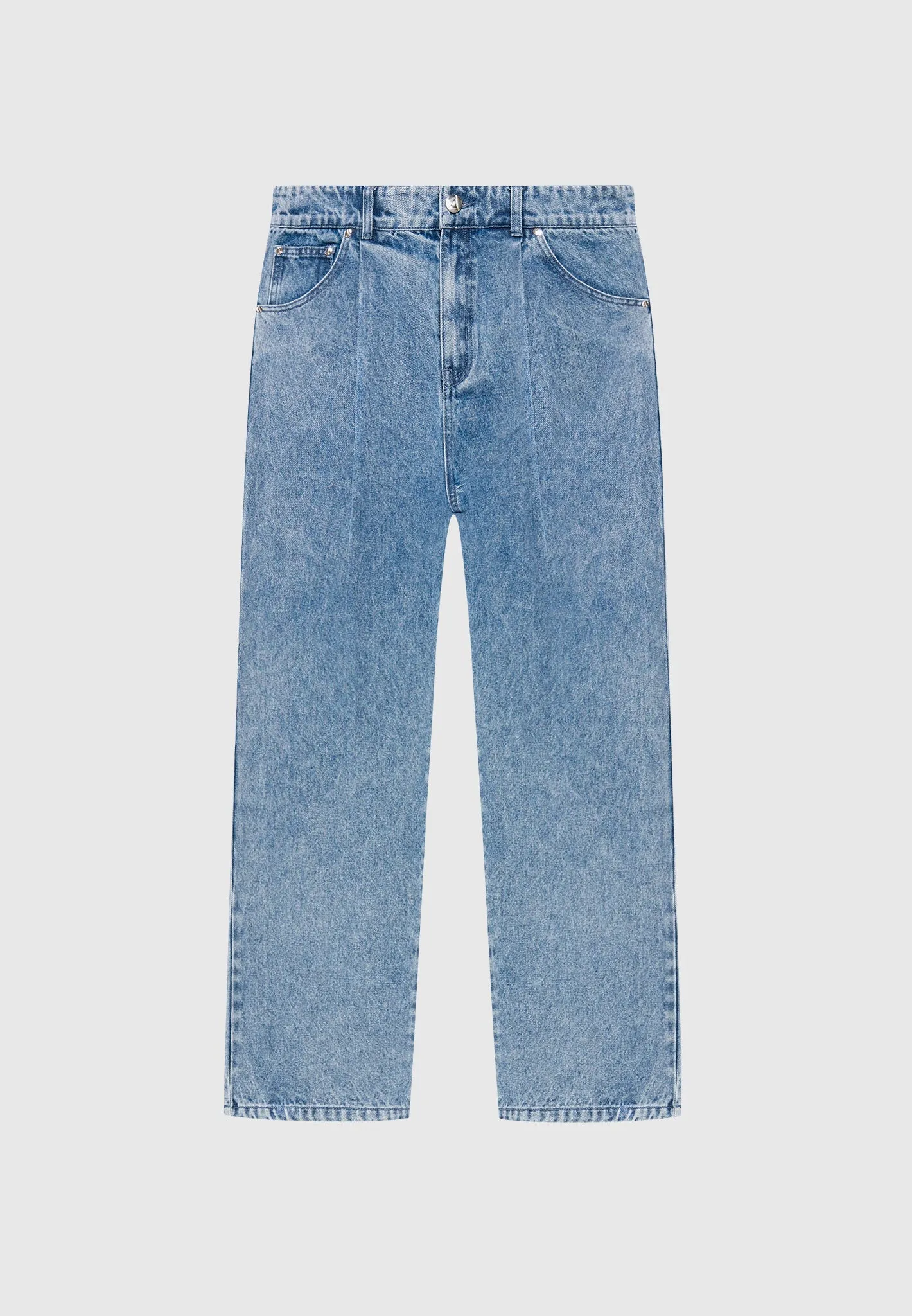 Arnault - Pleated Jeans - Washed Blue sold by Maniere De Voir product image thumbnail 2