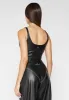 Leather Corset Top - Black sold by Maniere De Voir