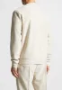 Neoprene Regular Fit Crew Neck Jumper - Stone sold by Maniere De Voir