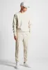 Neoprene Regular Fit Crew Neck Jumper - Stone sold by Maniere De Voir