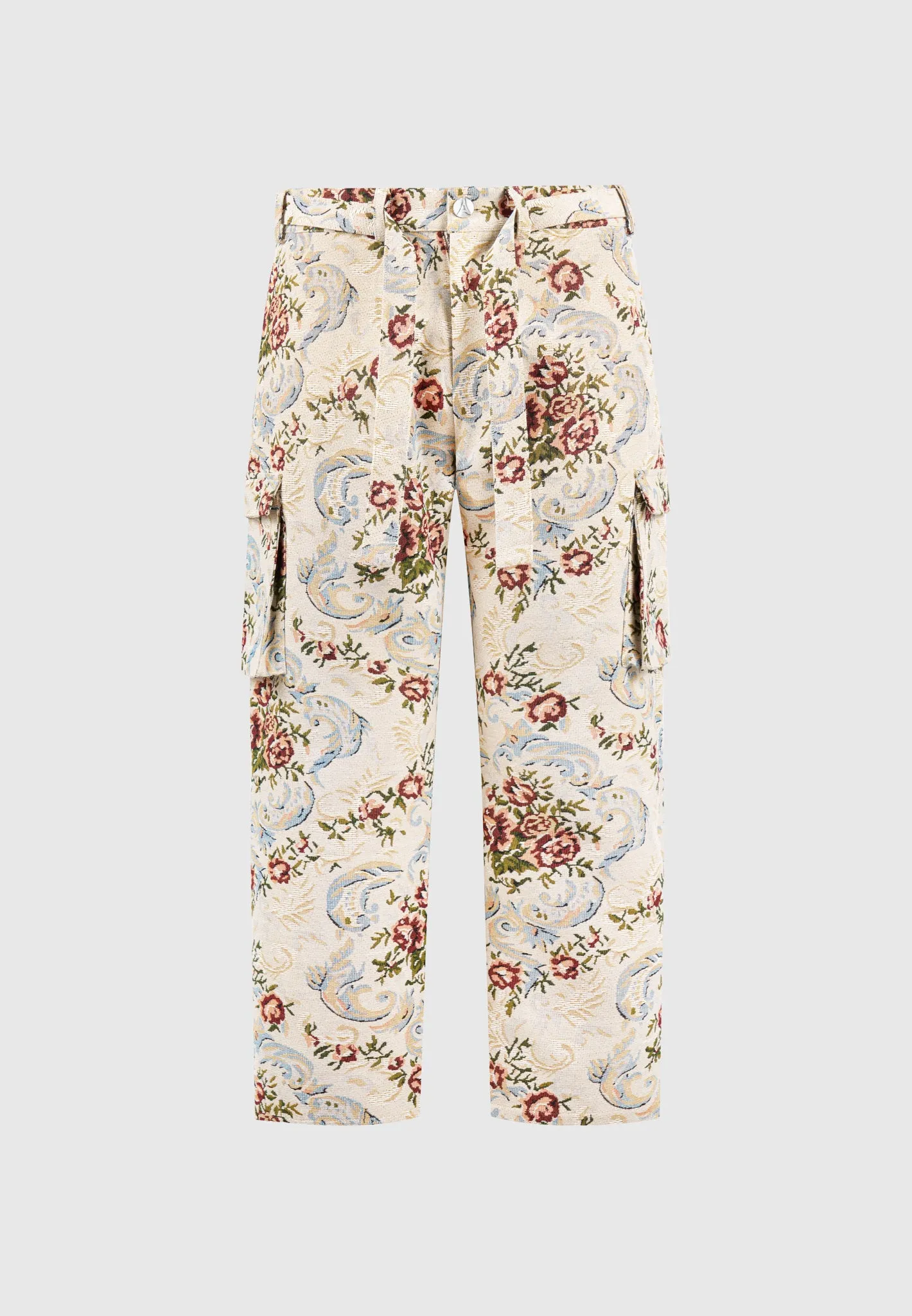 Limited Edition Jacquard Cargo Trousers - Beige sold by Maniere De Voir product image thumbnail 2