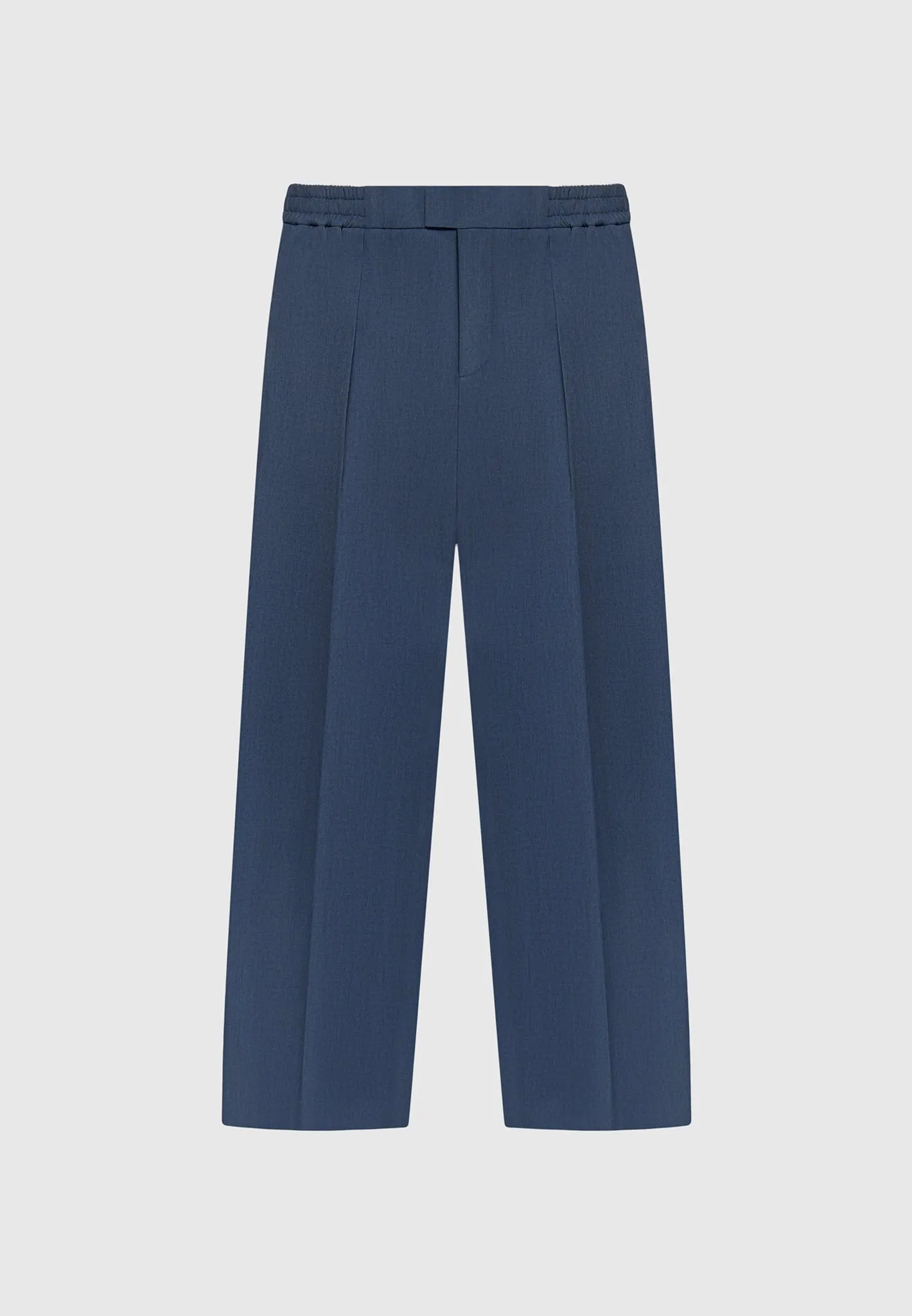 Relaxed Tailored Trousers with Pleat - Blue sold by Maniere De Voir product image thumbnail 2