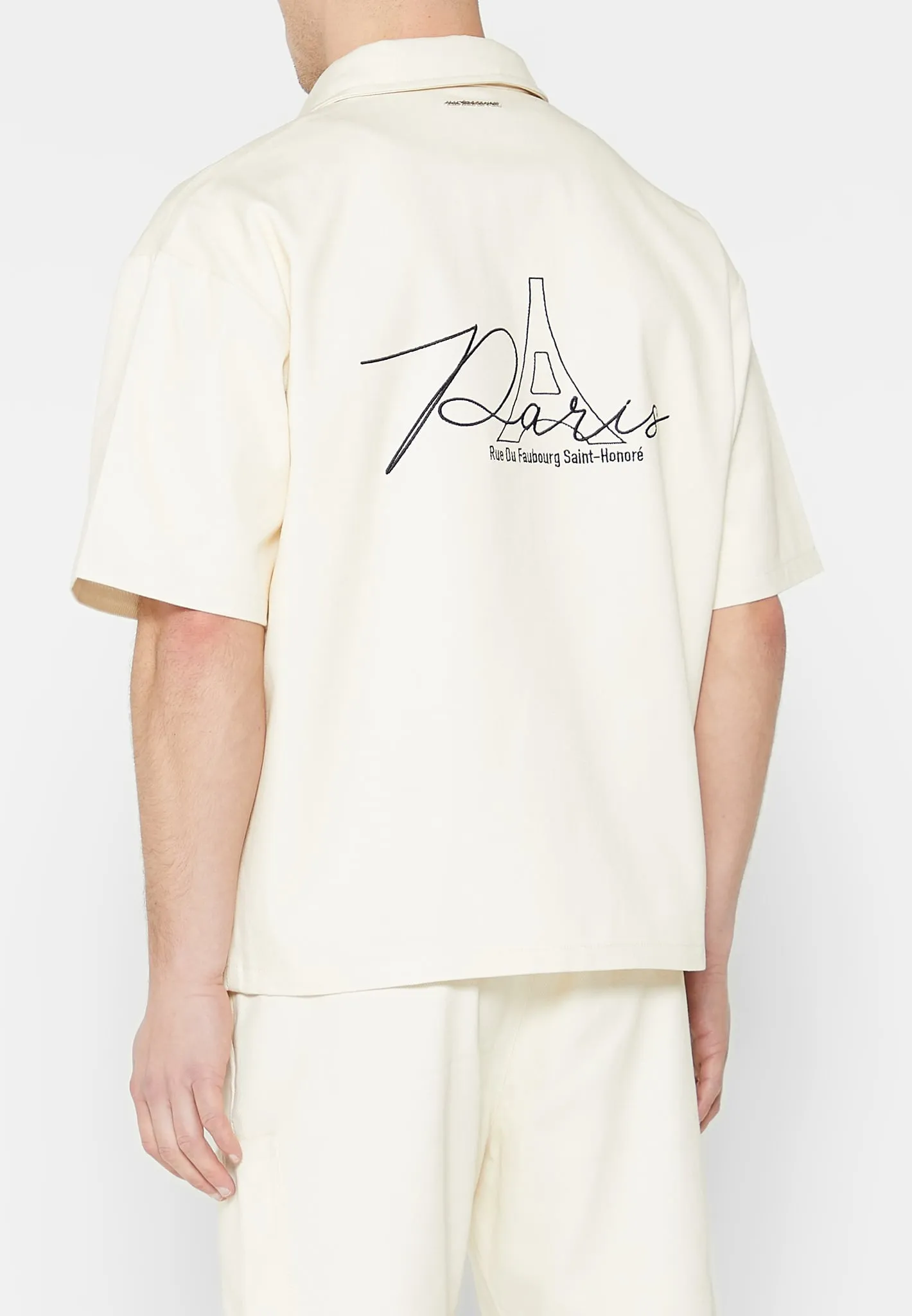 Eiffel Twill Shirt - Cream sold by Maniere De Voir product image thumbnail 2