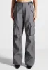 Tailored Cargo Trousers - Grey/Black sold by Maniere De Voir
