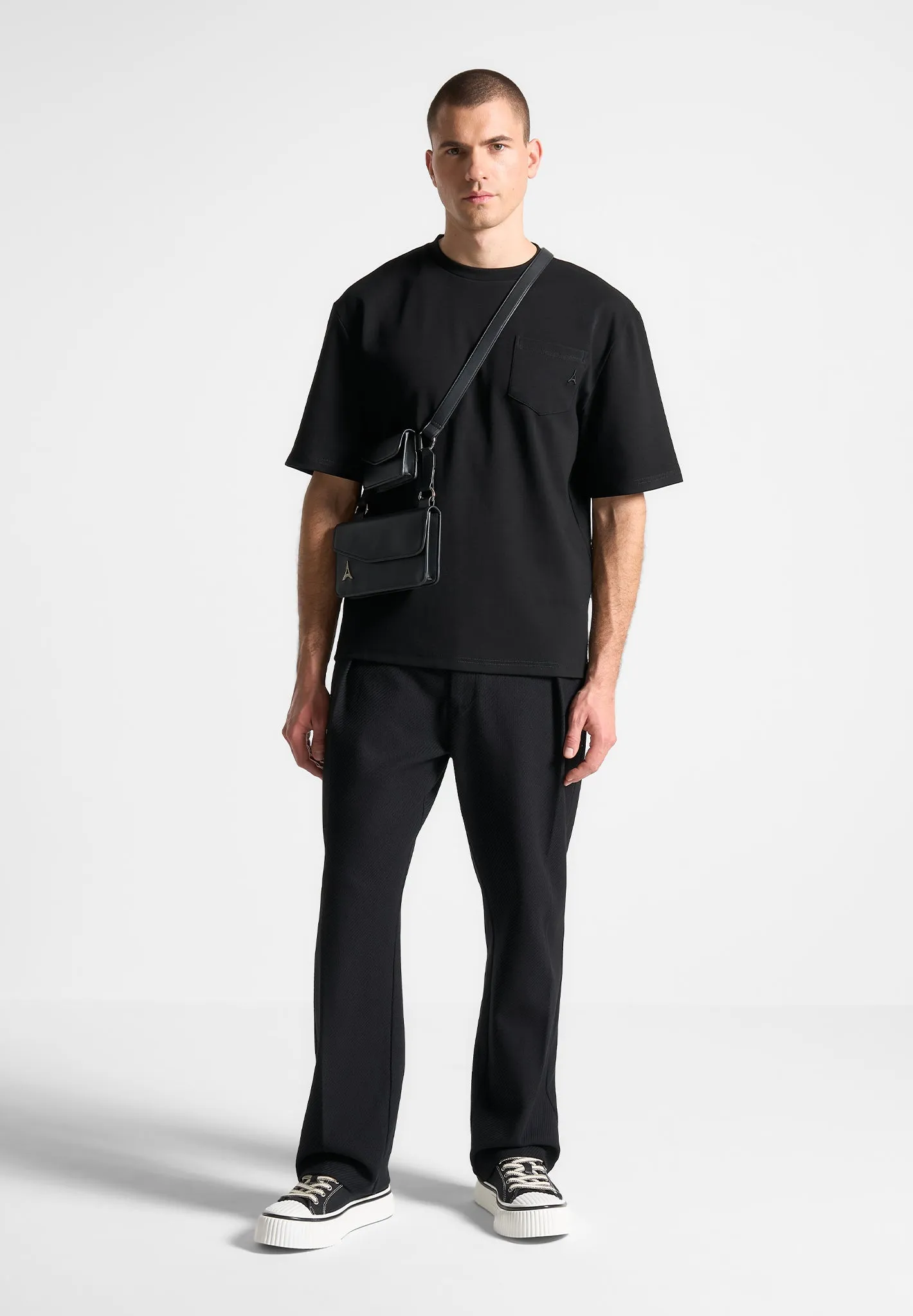 Antoine - Relaxed Fit T-Shirt - Black sold by Maniere De Voir product image thumbnail 4
