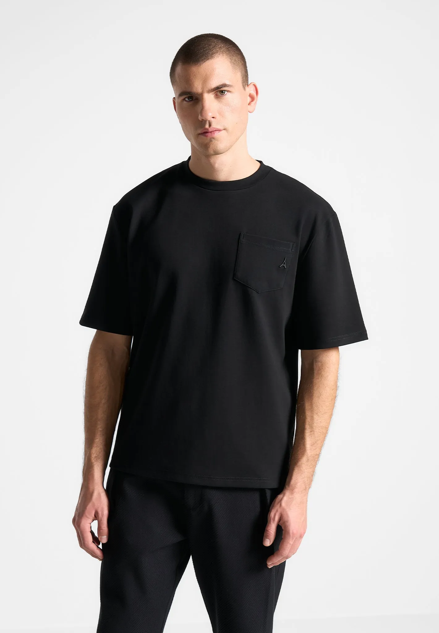 Antoine - Relaxed Fit T-Shirt - Black sold by Maniere De Voir product image thumbnail 5