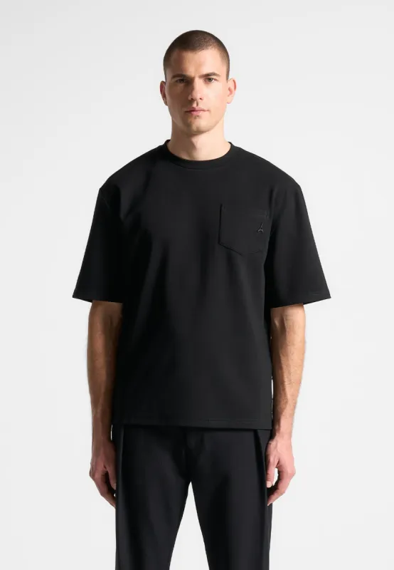 Antoine - Relaxed Fit T-Shirt - Black sold by Maniere De Voir