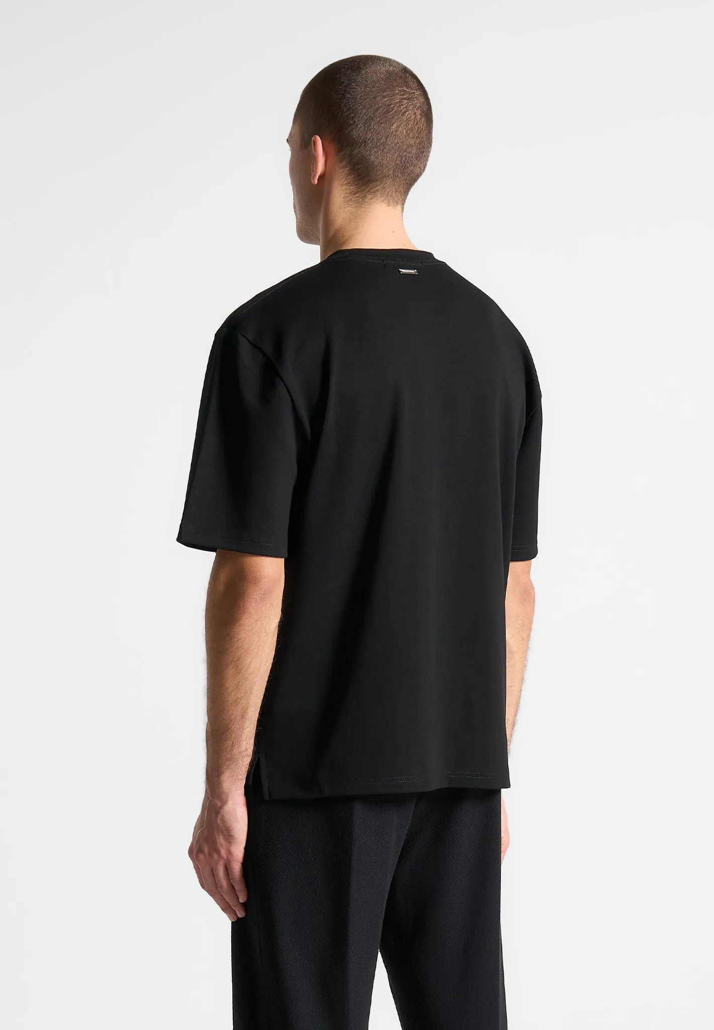 Antoine - Relaxed Fit T-Shirt - Black sold by Maniere De Voir product image thumbnail 3