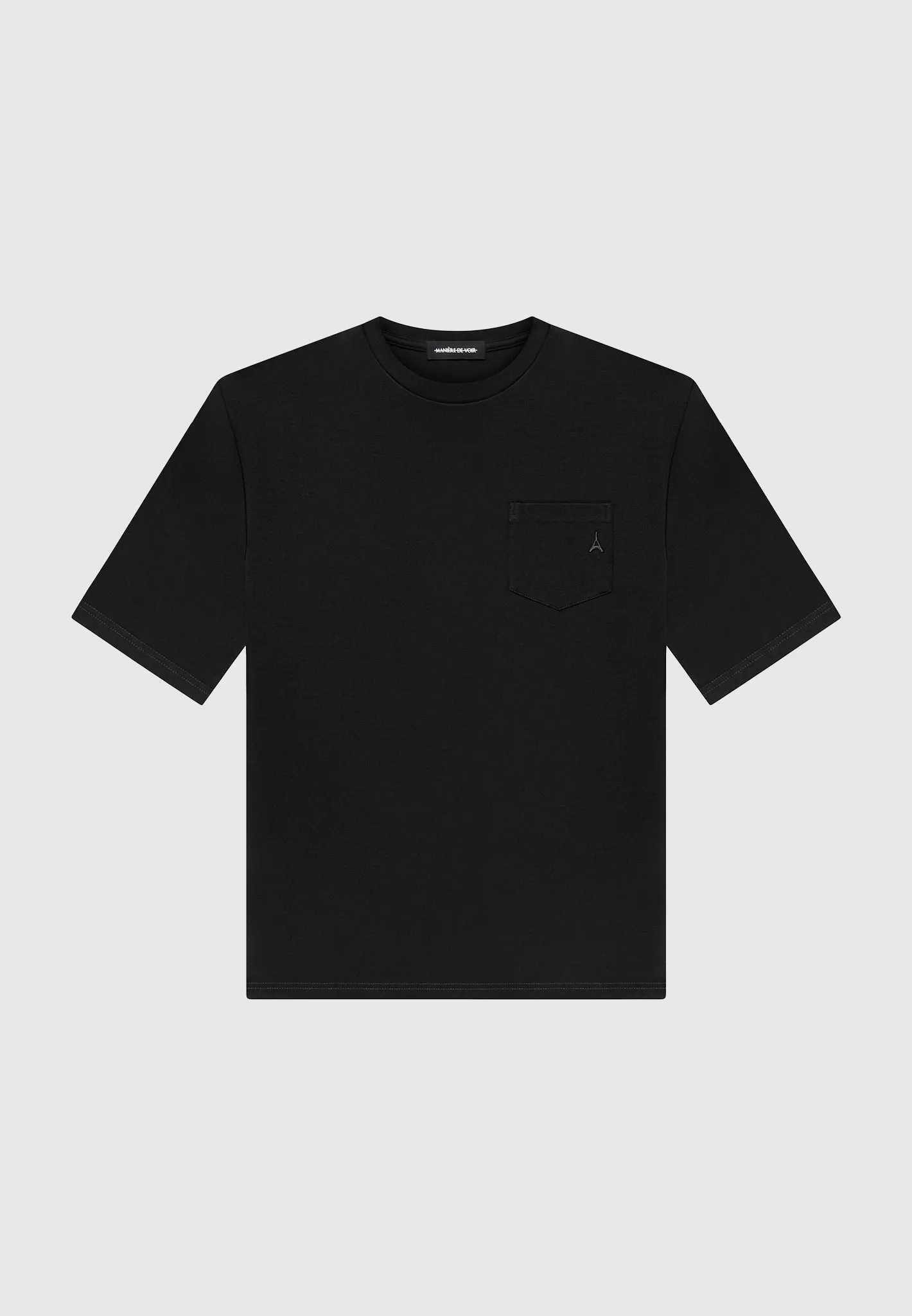 Antoine - Relaxed Fit T-Shirt - Black sold by Maniere De Voir product image thumbnail 2