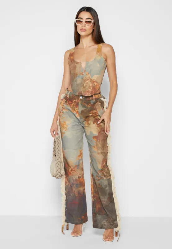 Art Corset Top - Multi made by Maniere De Voir