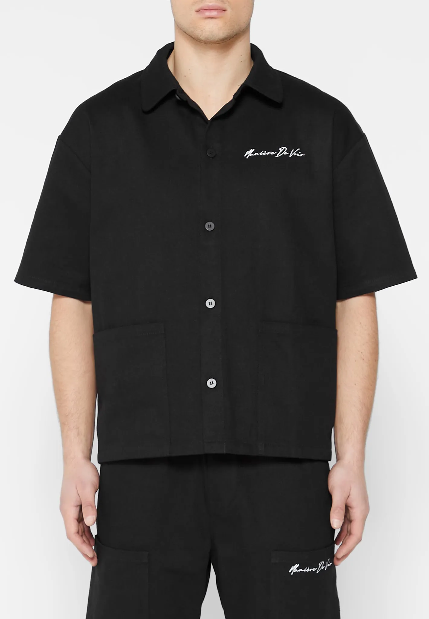 Eiffel Twill Shirt - Black sold by Maniere De Voir product image thumbnail 3