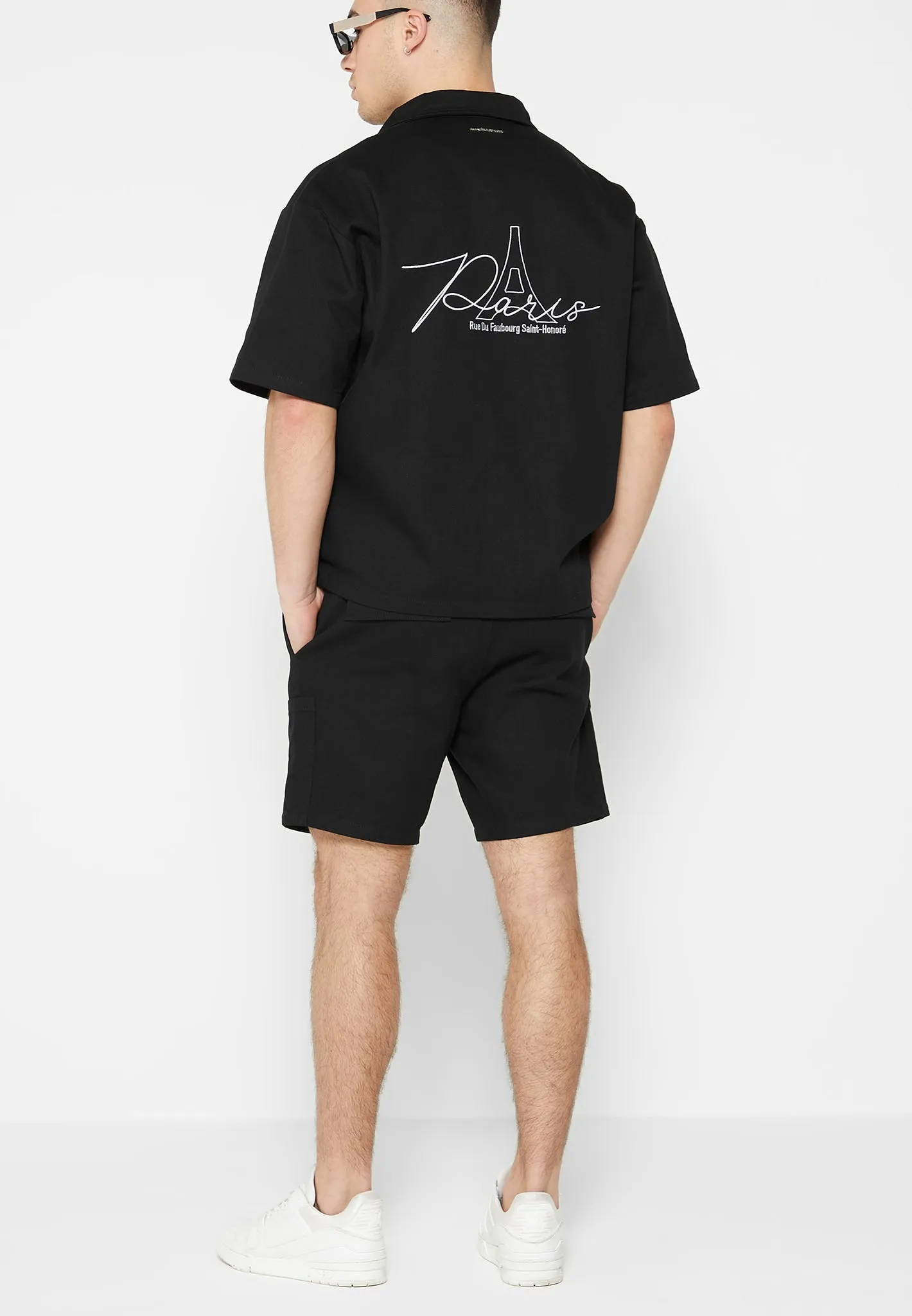 Eiffel Twill Shirt - Black sold by Maniere De Voir product image thumbnail 4