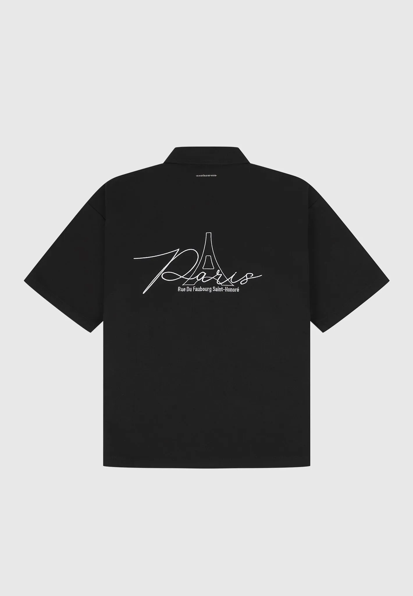 Eiffel Twill Shirt - Black sold by Maniere De Voir