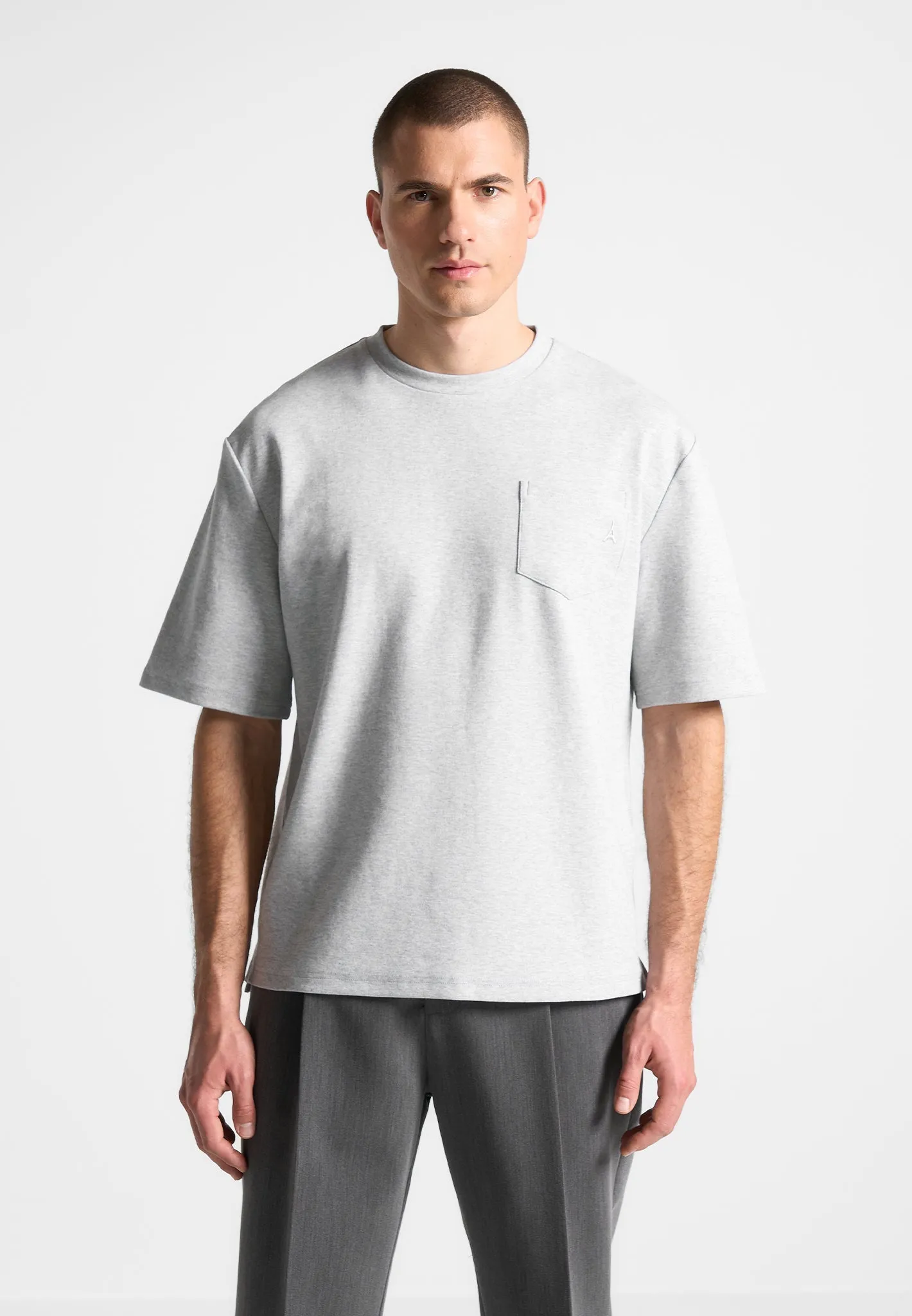 Antoine - Relaxed Fit T-Shirt - Grey sold by Maniere De Voir product image thumbnail 3