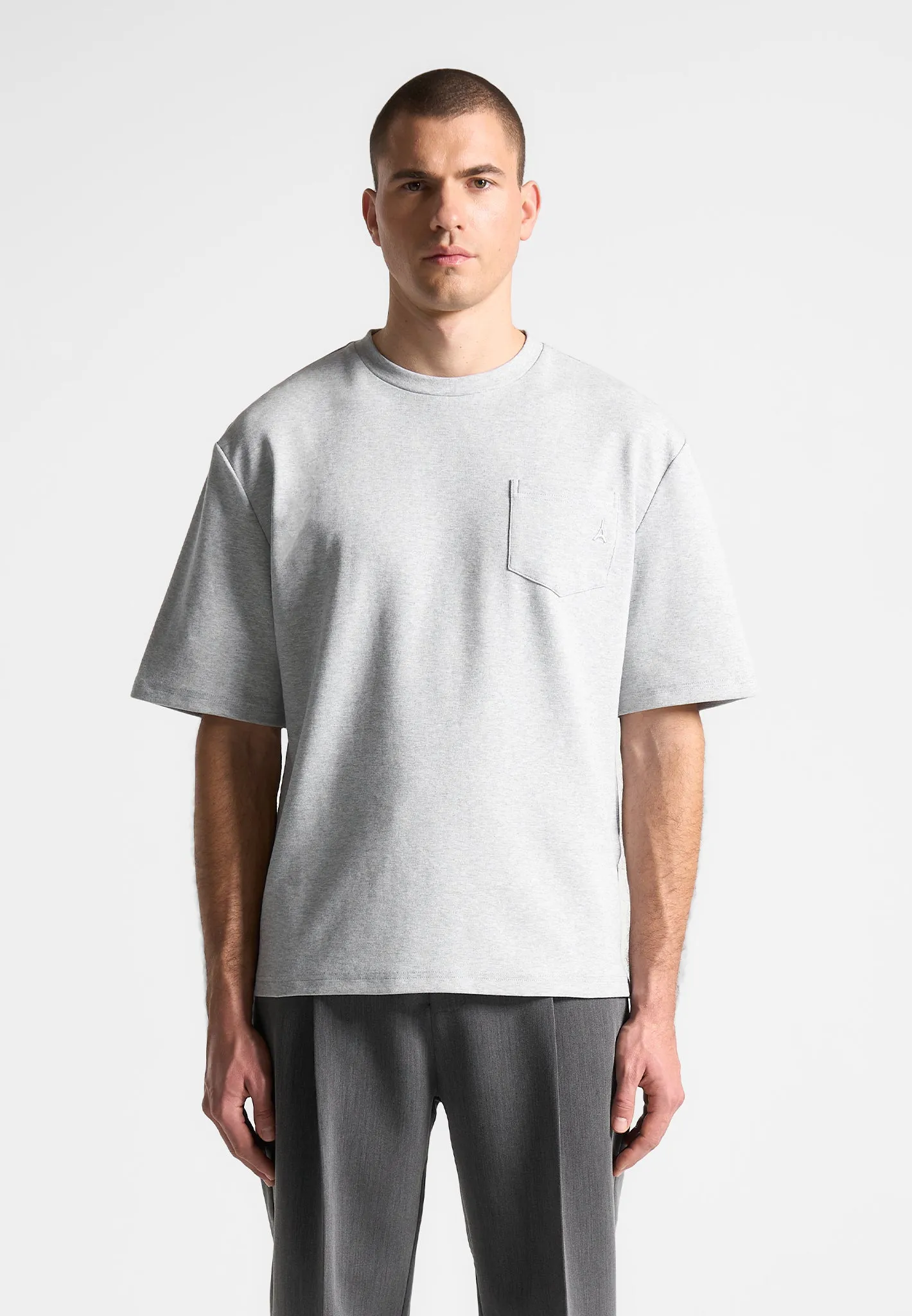 Antoine - Relaxed Fit T-Shirt - Grey sold by Maniere De Voir product image thumbnail 5