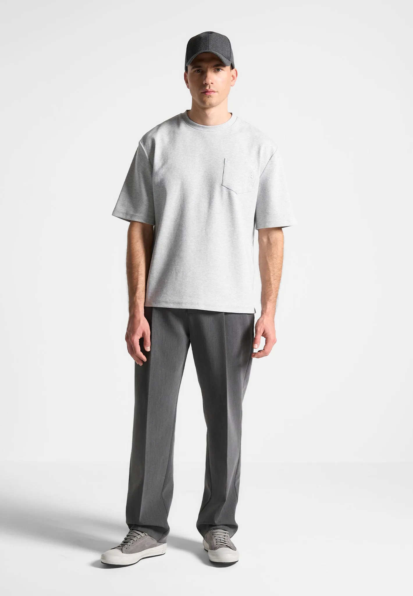 Antoine - Relaxed Fit T-Shirt - Grey sold by Maniere De Voir