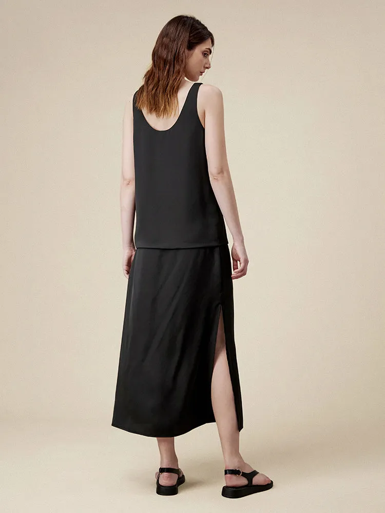 Amoretu 85% Acetate Satin Casual 2 Piece Set sold by Amoretu product image thumbnail 2