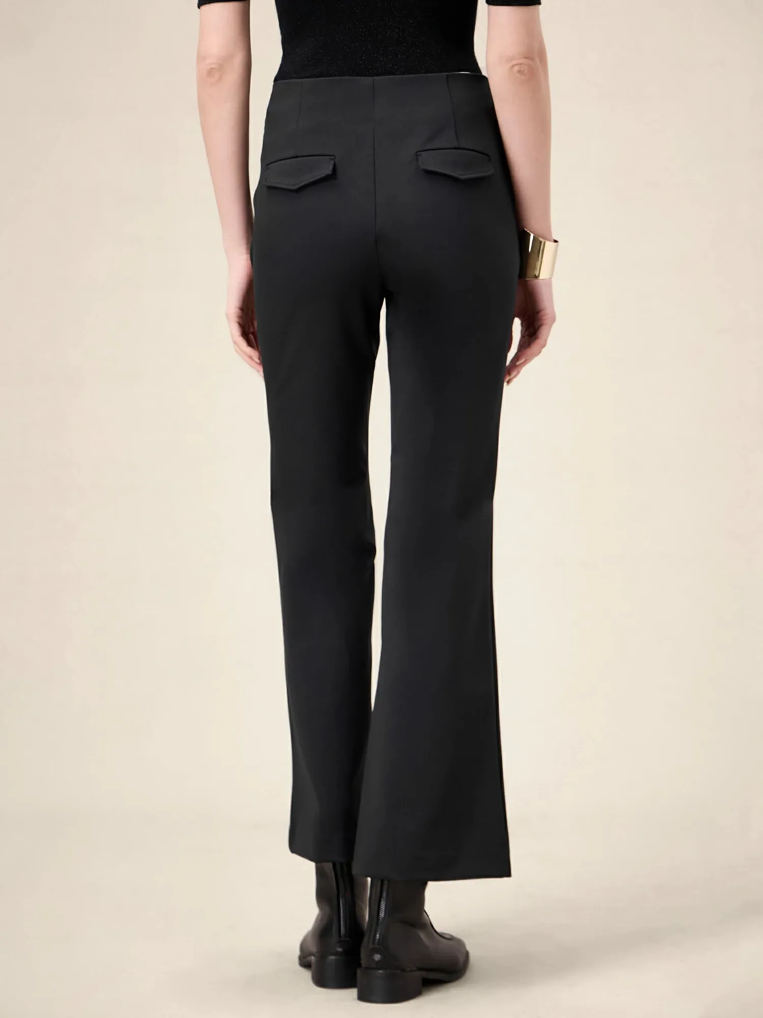 Amoretu Women's High Elasticity Slim Fit Flared Pants sold by Amoretu product image thumbnail 4