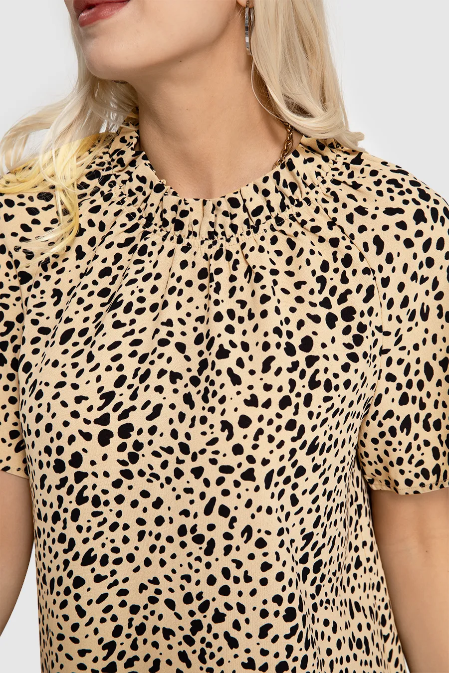 Leopard print Trendy Blouse sold by Amoretu product image thumbnail 2