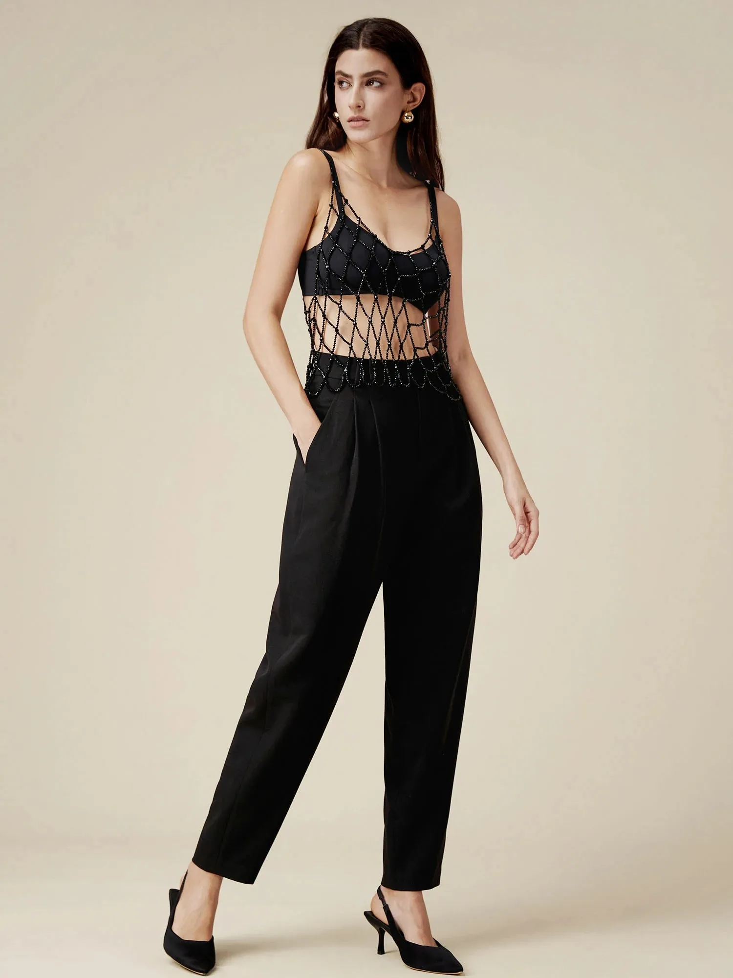 Amoretu Handmade Beaded Camisole Top sold by Amoretu product image thumbnail 3