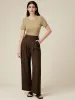 Amoretu Acetate Silk Classic Slim Fit T-Shirt sold by Amoretu