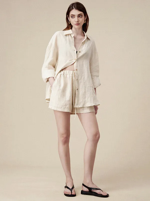 Amoretu Linen Casual 2 Piece Set sold by Amoretu